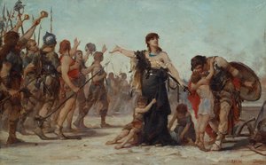 Het Offer aan het Vaderland door Georges Moreau de Tours