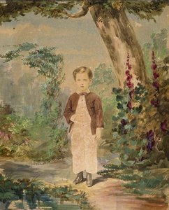 Aquarel van Georges Penabert (1858) (A) door Georges Penabert
