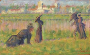 Figuren in een landschap, ca. 1883