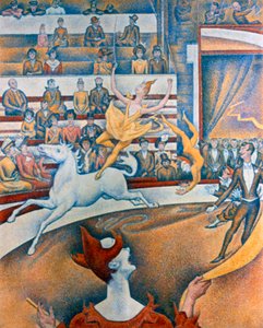 Le Cirque, 1891 door Georges Pierre Seurat
