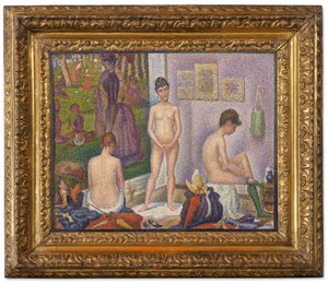 Les Poseuses, Ensemble (Kleine versie) door Georges Pierre Seurat
