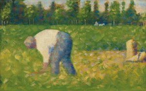 Boer aan het werk; Paysan travaillant, 1882-1883