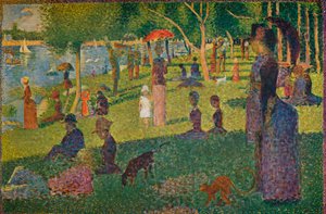 Studie voor Een Zondag op La Grande Jatte