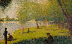 Studie voor Een Zondag op La Grande Jatte, 1884