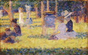 Studie voor La Grande Jatte door Georges Pierre Seurat