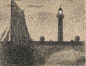 De vuurtoren van Honfleur