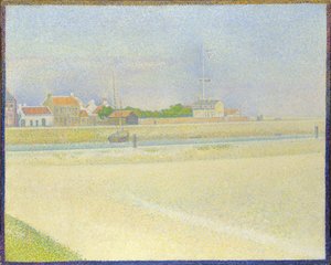 Het kanaal van Gravelines, Grand Fort-Philippe door Georges Seurat