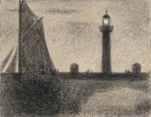 De vuurtoren van Honfleur, 1886