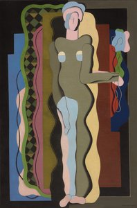 Naakt met bloem; Nu a la fleur, 1928