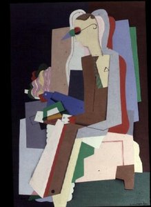 Jonge man die leest door Georges Valmier