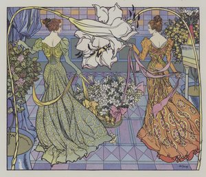 Festival van Lelies in de Verenigde Staten door Georges de Feure