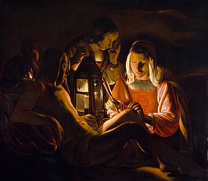 Sint Sebastiaan verpleegd door Sint Irene door Georges de La Tour