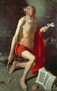 St. Hiëronymus, ca. 1620 door Georges de La Tour