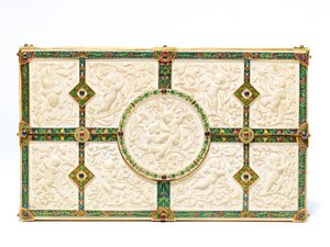 Zeldzame bankbiljethouder voor Boucheron, 1893 door Georges le Sache