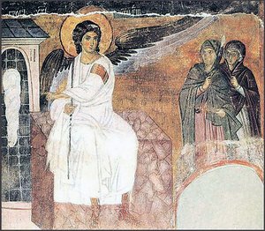 Vrees niet gij - Witte engel van het Mileševa-klooster, Servië, 1230 (41308190241)