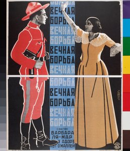 Filmposter, De eeuwige strijd door Georgii Avgustovich Stenberg