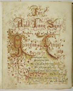 Zonder Titel [Voor Auld Lang Syne], 1855-68 door Georgina Cowper