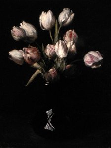 Tulpen in een vaas