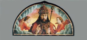 Dieu Pere benissant - God Vader geeft zijn ... door Gerard David