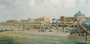 Een zomerdag op het strand van Scheveningen bij het Kurhaus