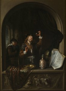 De Dokter door Gerard Dou (copy after)