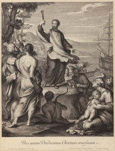 Koning Lodewijk XIV door Gérard Edelinck