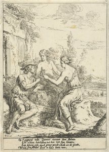 Pastorale scène met Dameet, Galate en Amaril door Gerard Hoet (I)