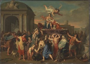 De dood van Dido door Gerard Hoet I