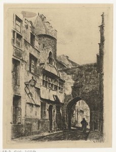 Straatgezicht door Gerard Jan Bos