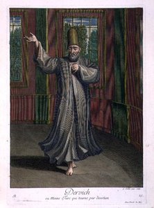 Derwisj, of Turkse monnik die in devotie draait