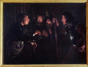 De verloochening van Sint-Pieter door Gerard Seghers
