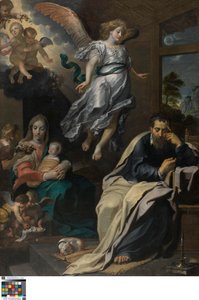 De droom van Sint Jozef door Gerard Seghers