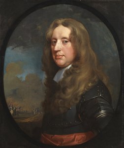 Portret van een royalistische officier door Gerard Soest