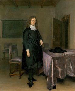 Portret van een man door Gerard Terborch