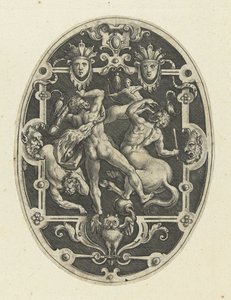 Hercules in strijd met de centauren door Gerard de Jode