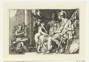 Aeneas vertelt Dido over zijn lotgevallen (Geschiedenis van Dido en Aeneas)