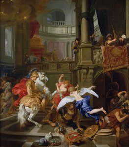 De verdrijving van Heliodorus uit de tempel door Gerard de Lairesse