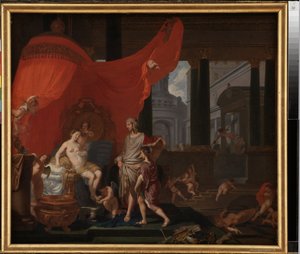 De bruiloft van Alexander en Roxana