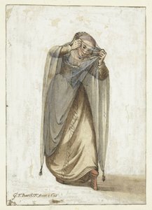 Venetiaanse courtisane door Gerard ter Borch (I)