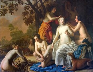 Diana met haar nimfen