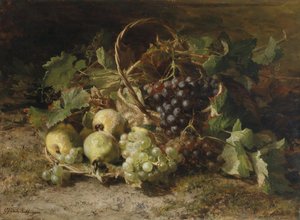 Nederlands: Stilleven met druiven en peren