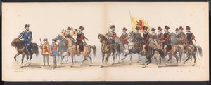 Maskerade van de Leidse studenten, 1870 (plaat 1)