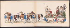 Maskerade van de Leidse studenten, 1870 (plaat 15) door Gerardus Johannes Bos