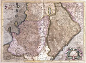 Abruzzen en Campania, Italië (gravure)