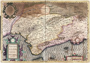 Andalusië, Spanje (gravure)