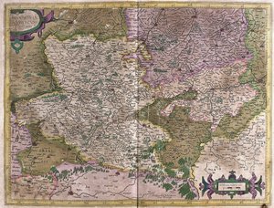 Henegouwen, Namen, België (gravure)