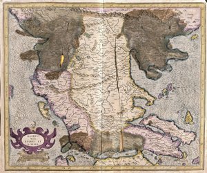 Macedonië en Griekenland (gravure)