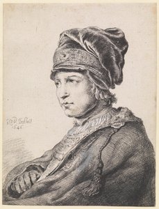 Portret van een jongeling door Gerbrand van den Eeckhout