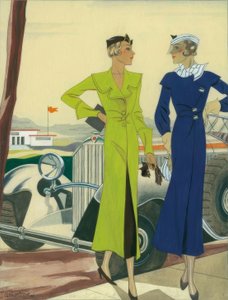 Damesmode 1932 / Automantels