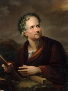 Portret van Friedrich Gottlieb Klopstock 1724-1803 door Gerdt Hardorff